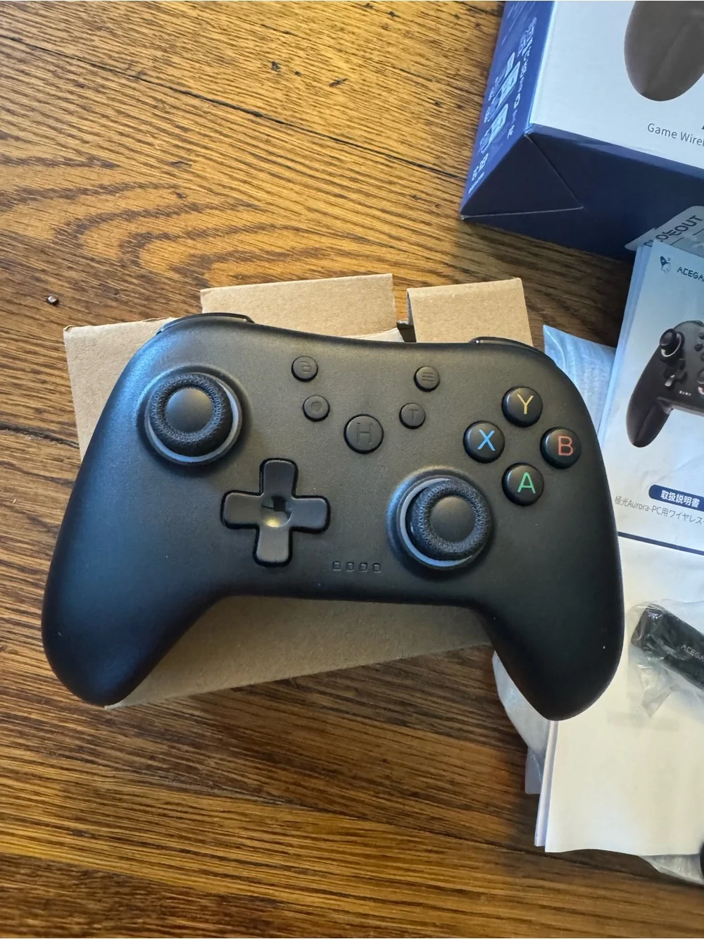 AceGamer Aurora Wireless Controller box Aurora Wireless Game Controller - Black